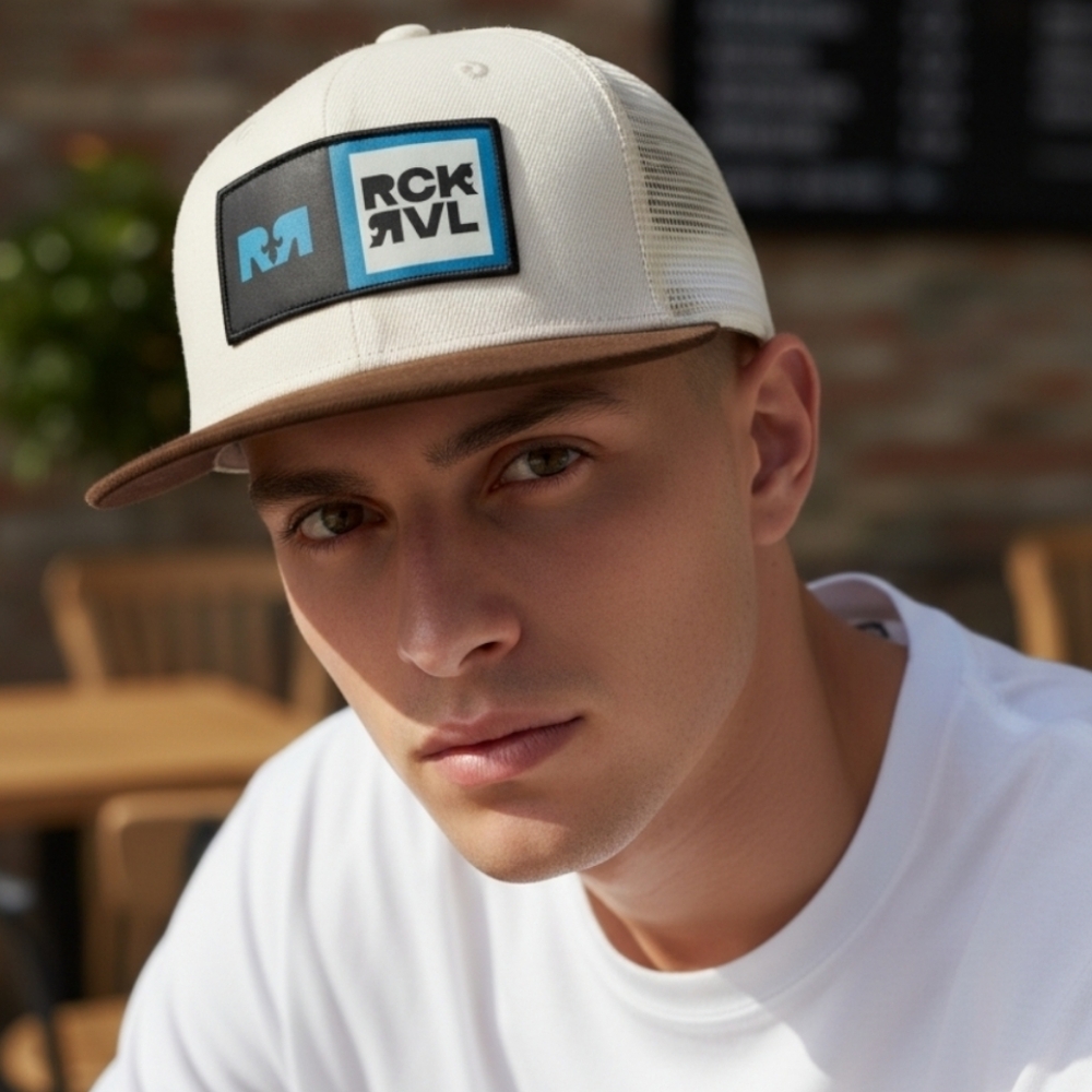 🆕️Rock Revival Patch Color Block Snap Back Cap. Men's Size: OS Fits All.